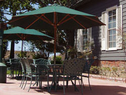 Harden Foundation The Patio Area