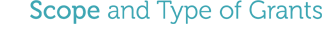 Harden Foundation -  Scope and Type of Grants